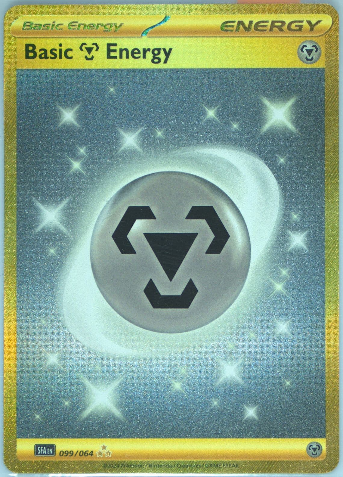 Basic Metal Energy Hyper Rare (099) 2024 Pokemon Sfa EN-Shrouded Fable