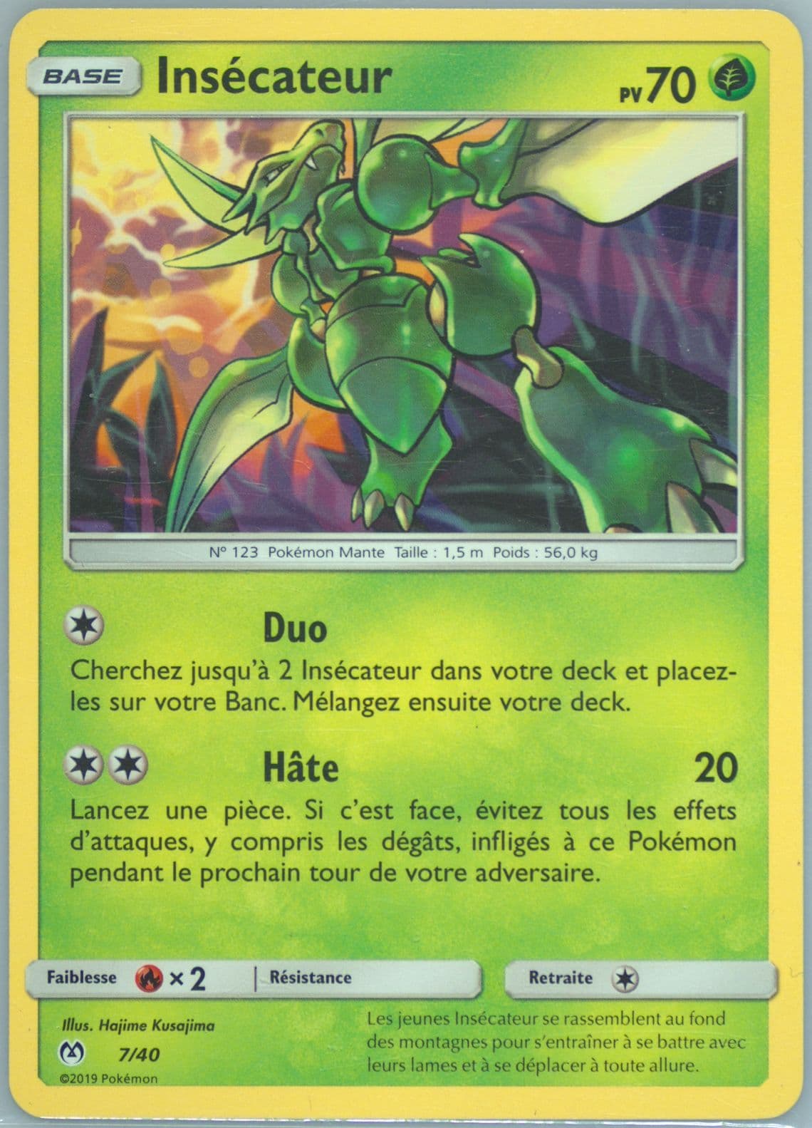 Insecateur (7) 2019 Pokemon French Mcdonald's Collection