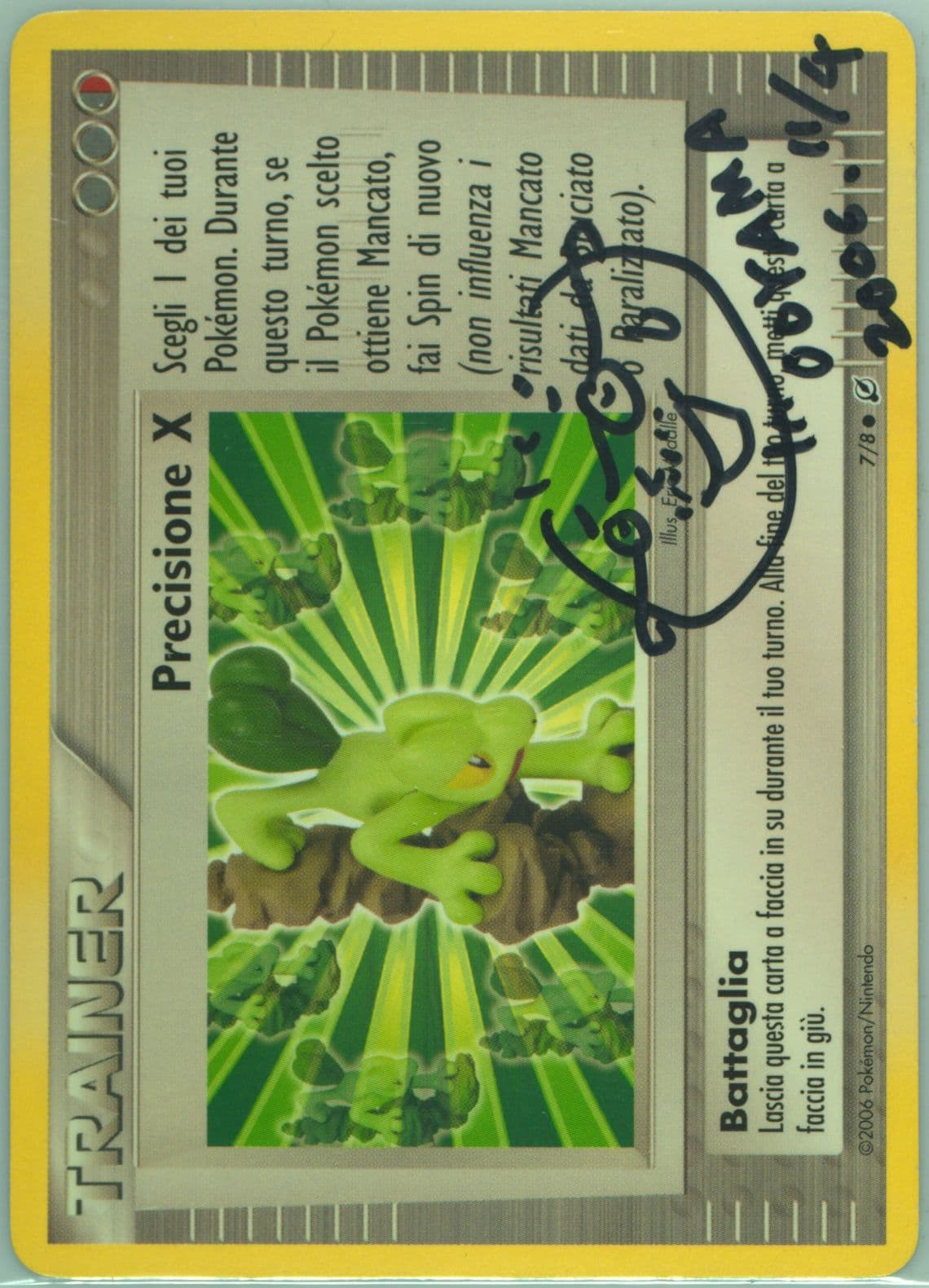 Precisione X Italian (7) 2006 Pokemon Trading Figure Game Next Quest International