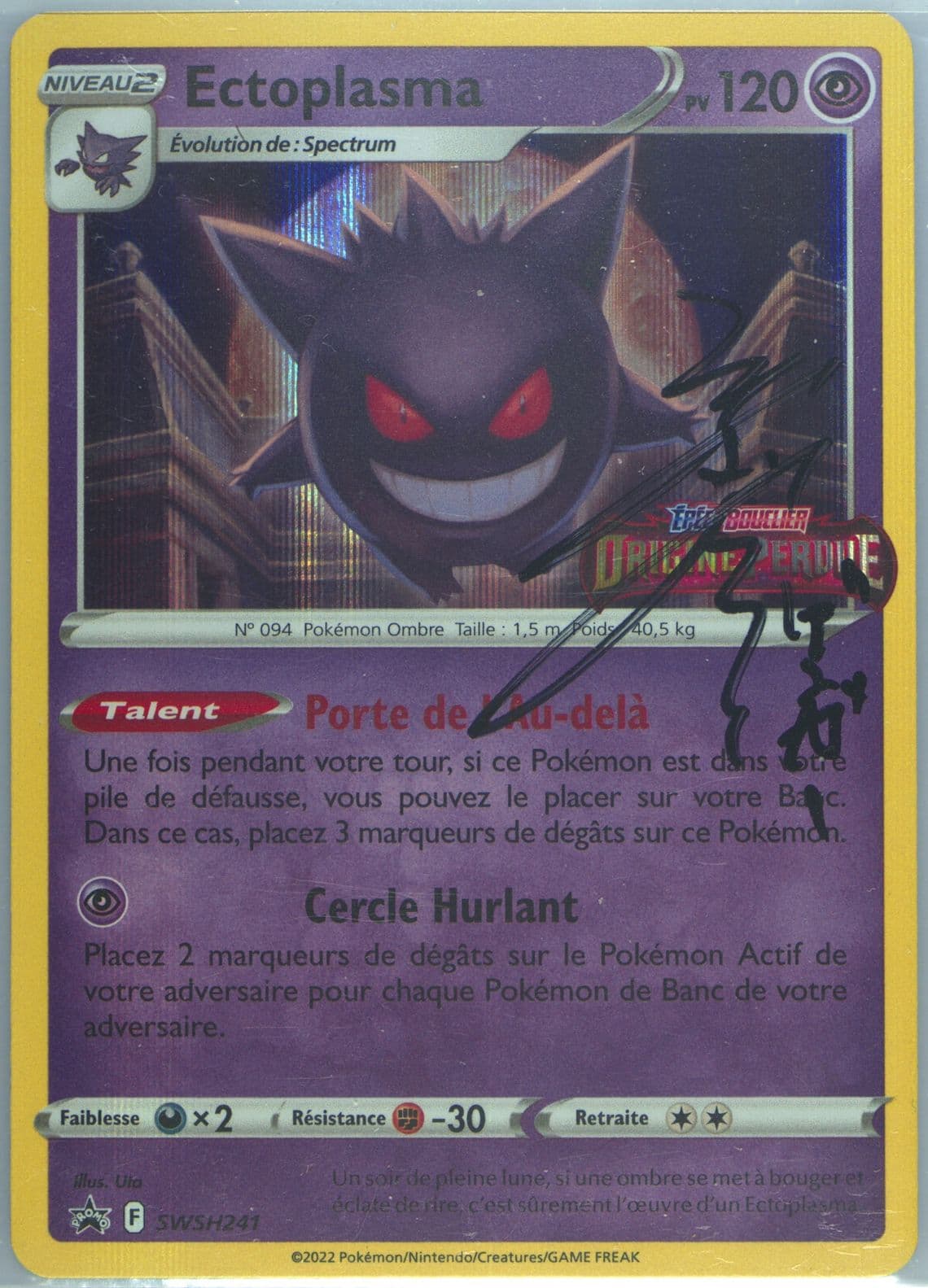 Gengar-Holo Prerelease-Italian (241) 2022 Pokemon Swsh Black Star Promo