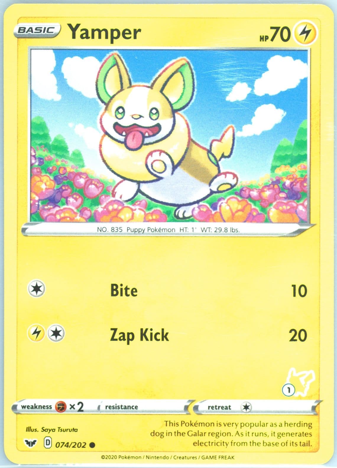 Yamper (1) 2022 Pokemon Battle Academy