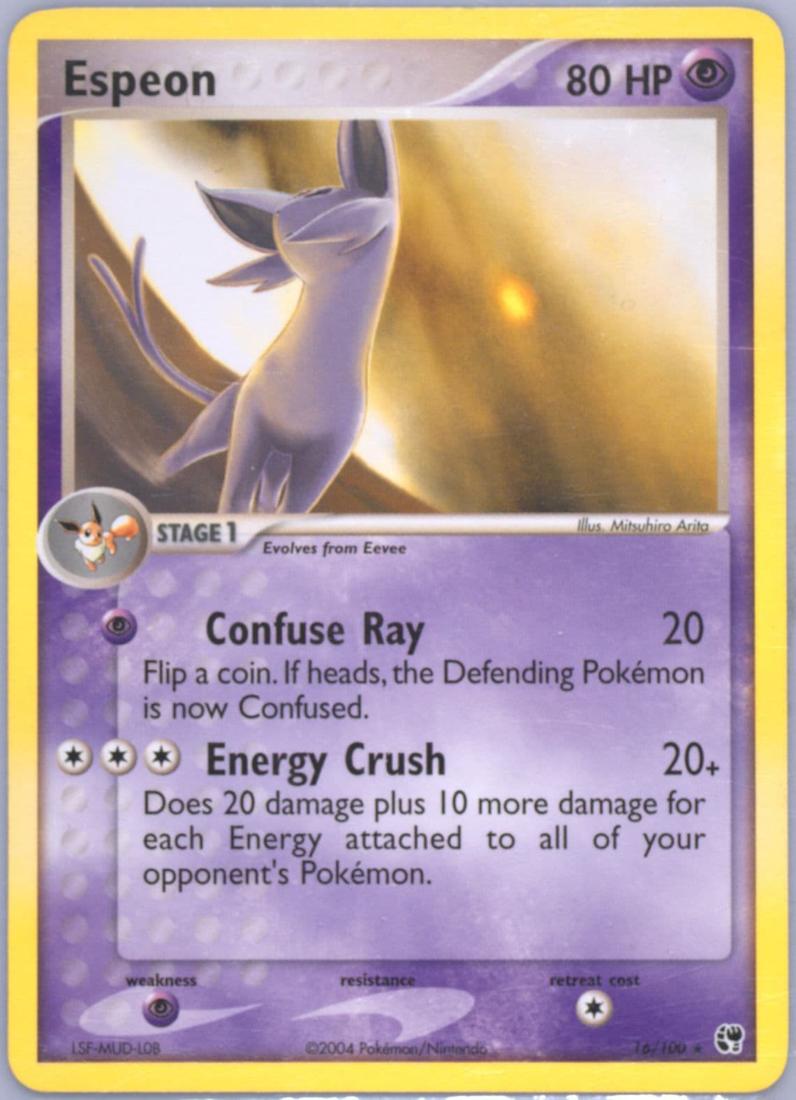 Espeon (16) 2004 Pokemon EX Battle Stadium