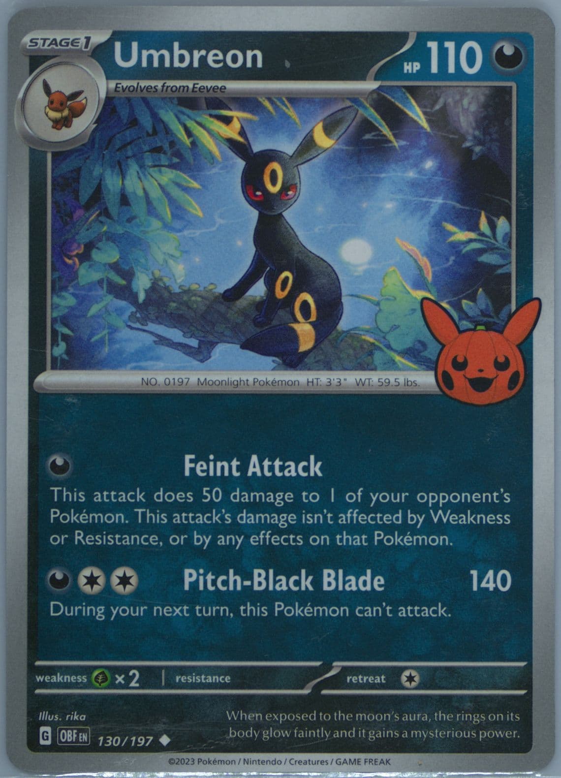 Umbreon (130) 2024 Pokemon Trick or Trade