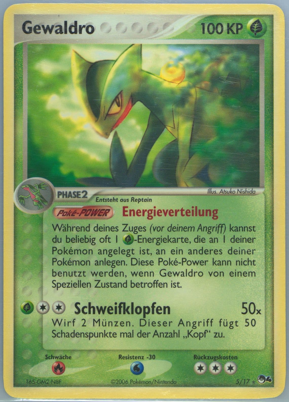 Gewaldro German (5) 2006 Pokemon Pop Series 4