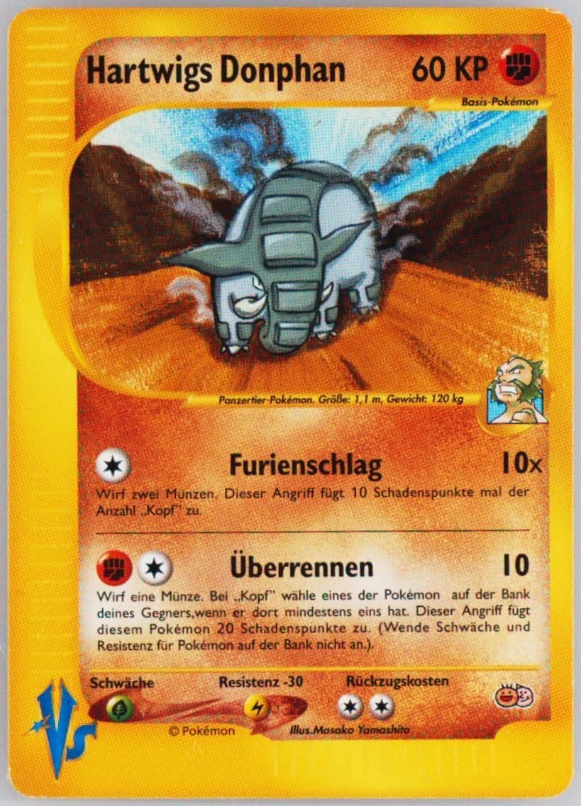 Chuck's Donphan German 2001-2002 Pokemon Tropical Mega Battle