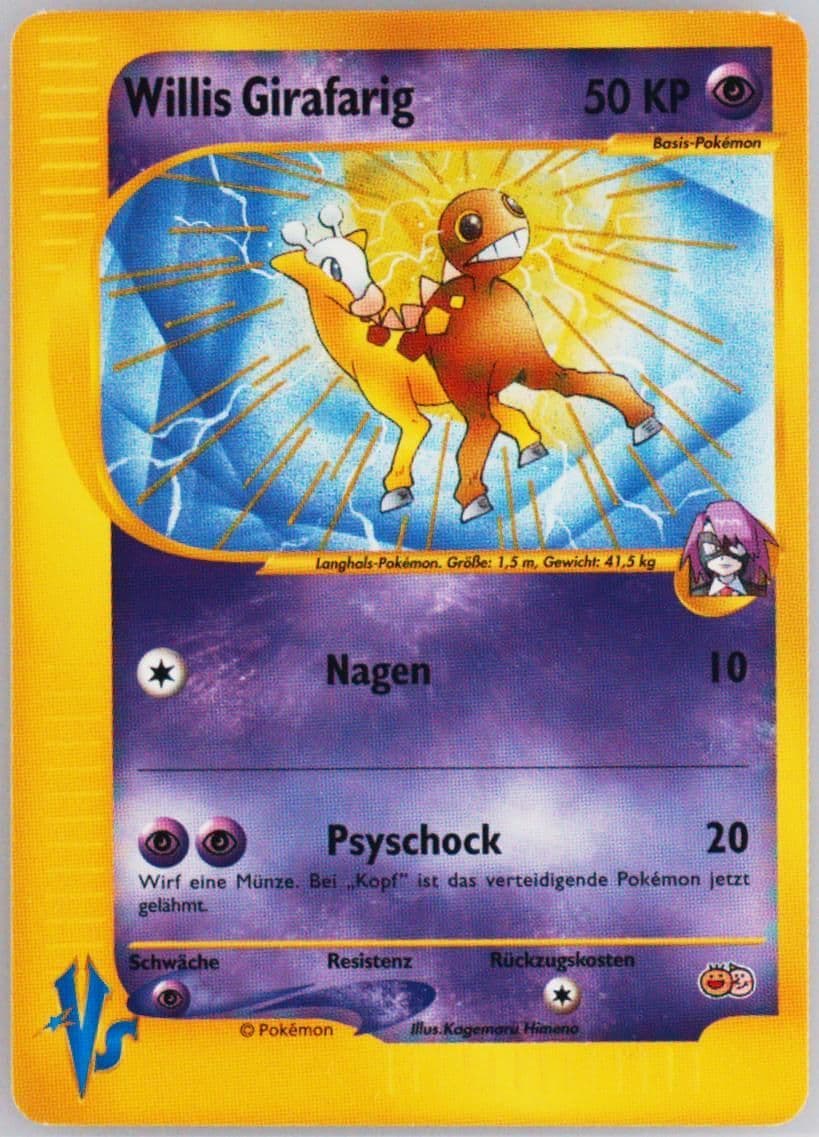 Will's Girafarig German 2001-2002 Pokemon Tropical Mega Battle