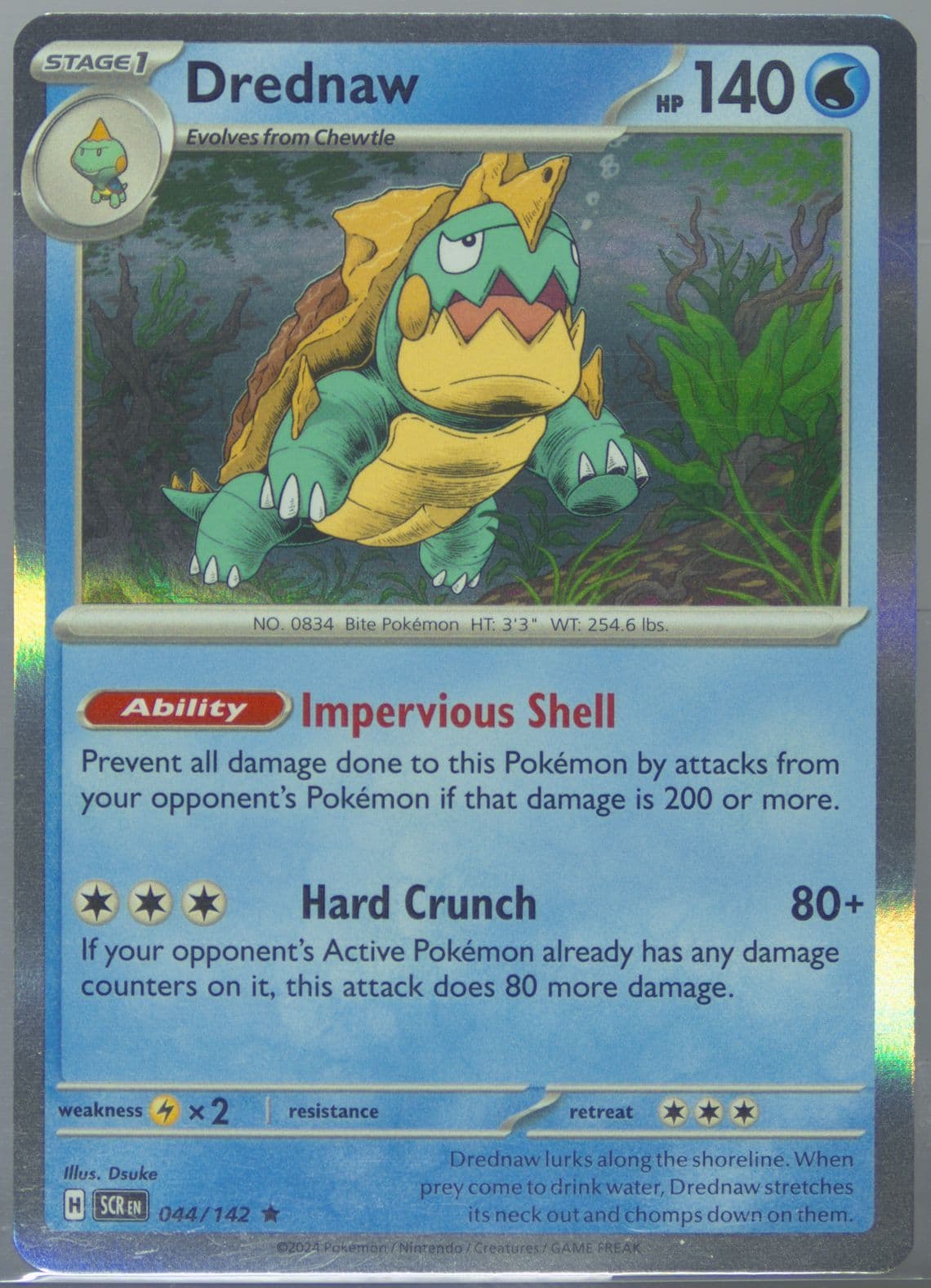 Drednaw (044) 2024 Pokemon Scr EN-Stellar Crown