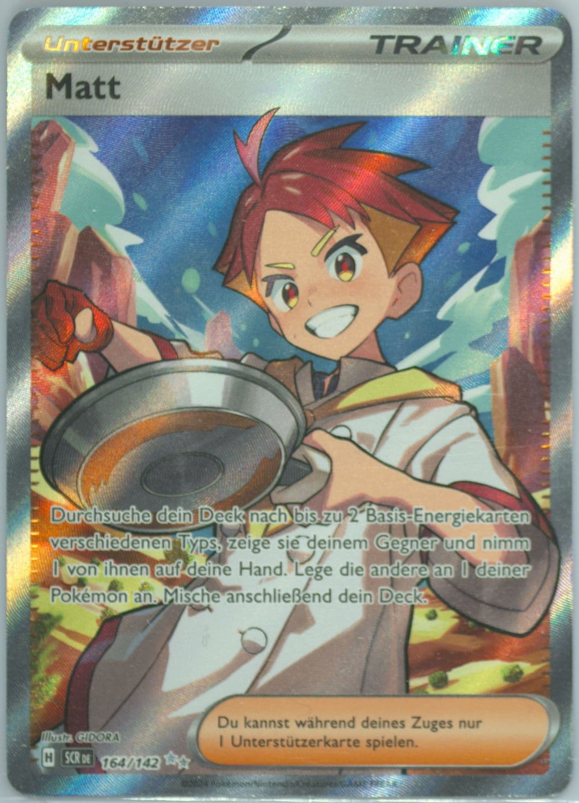 Crispin Ultra Rare (164) 2024 Pokemon German Scr de-Stellar Crown