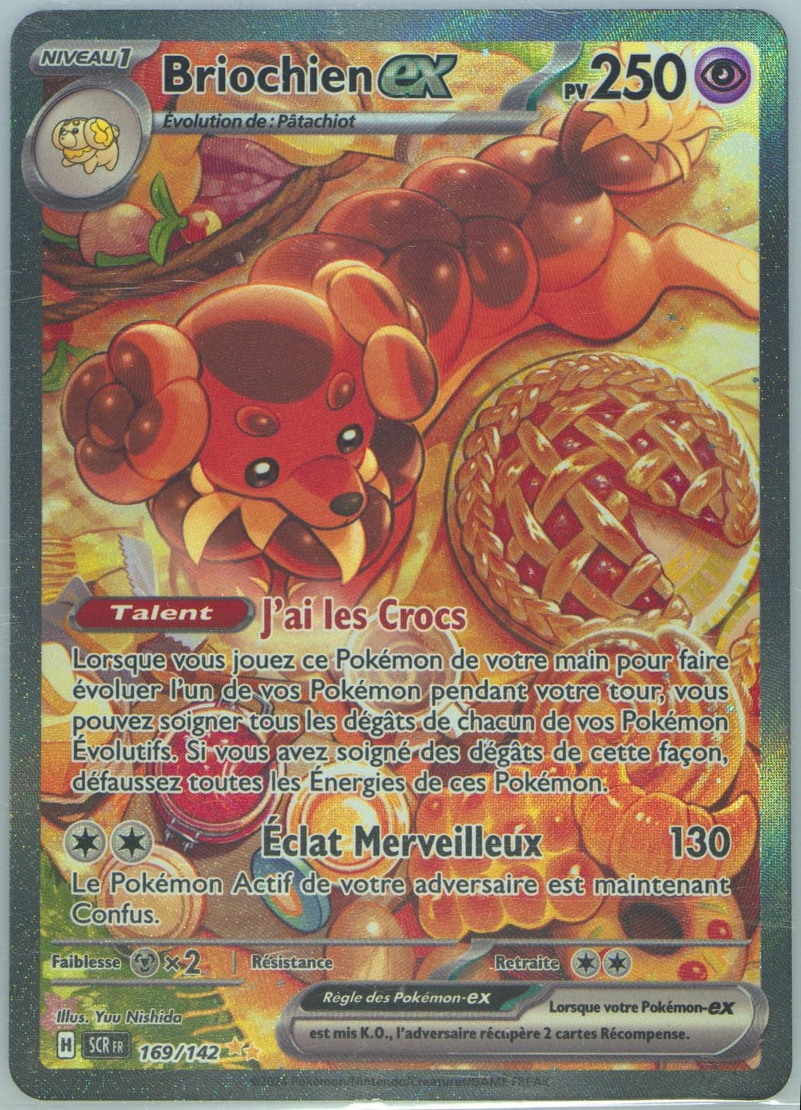 Dachsbun EX Special Illustration Rare (169) 2024 Pokemon French Scr FR-Stellar Crown