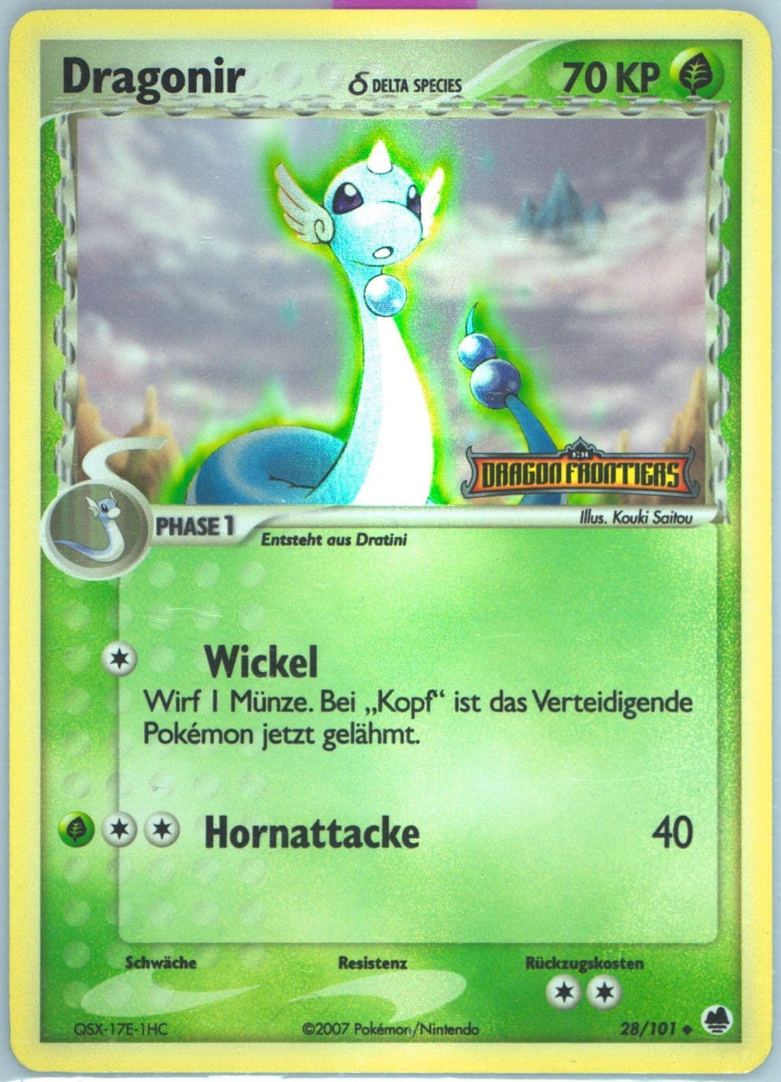 Dragonir-Reverse Foil German (28) 2006 Pokemon EX Dragon Frontiers