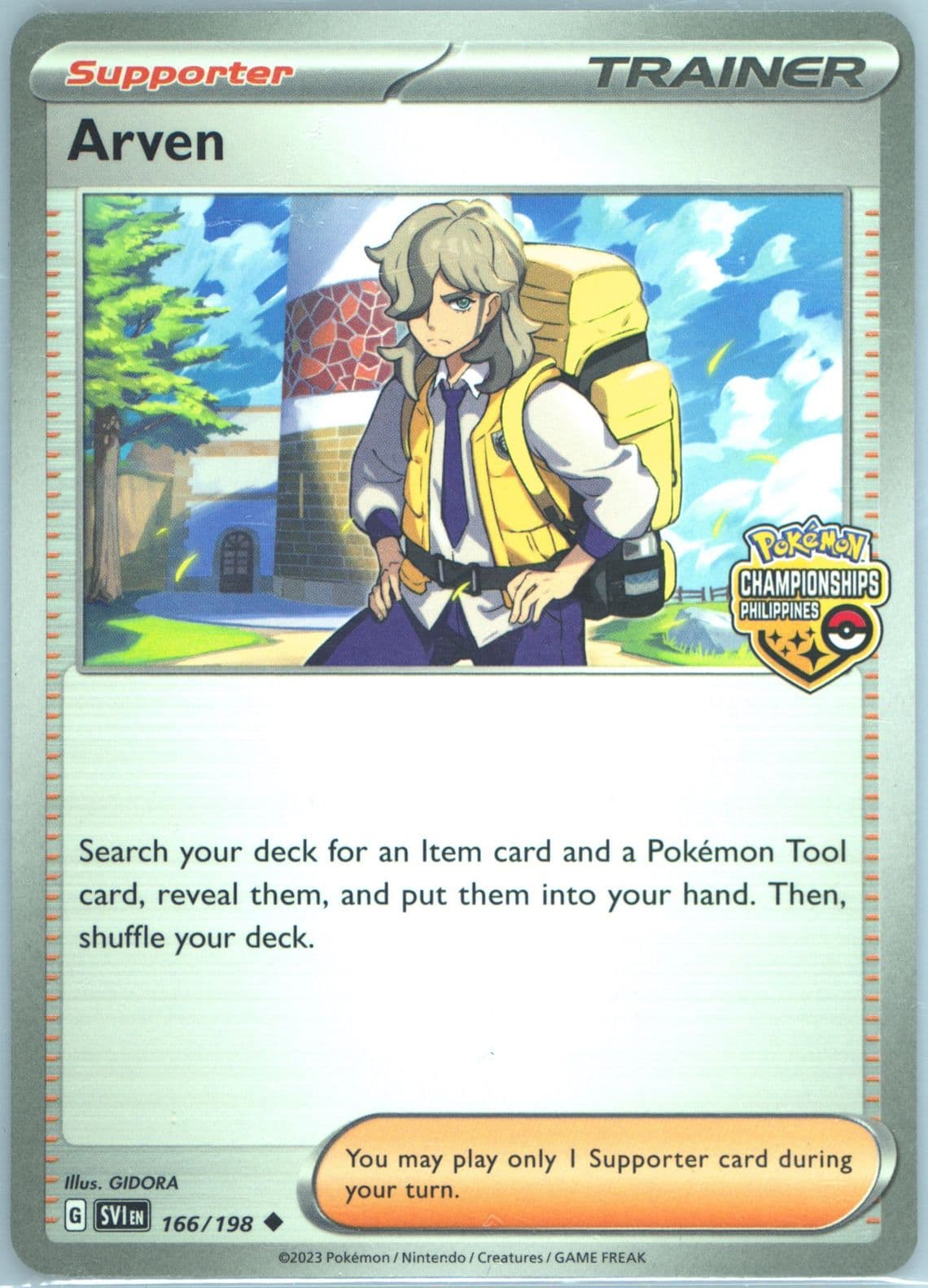 Arven World Championships Philippines-Participation (166) 2023 Pokemon Svi EN-Scarlet & Violet