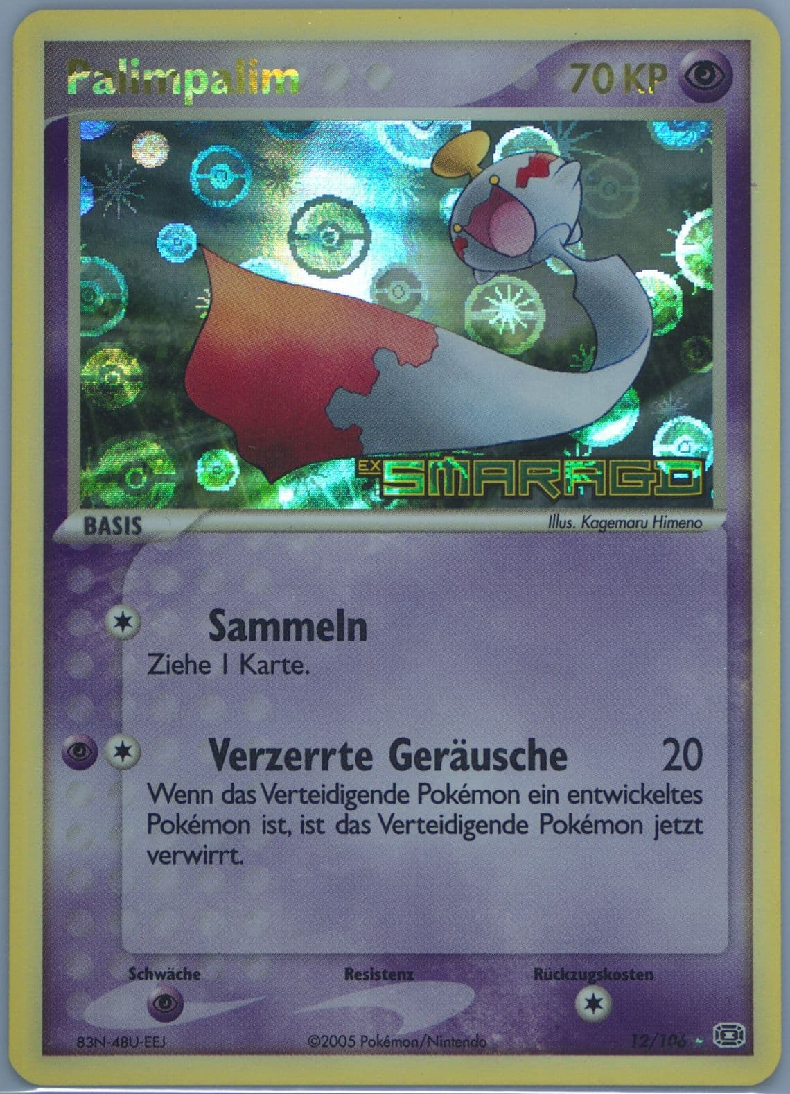 Palimpalim-Reverse Foil German (12) 2005 Pokemon EX Emerald