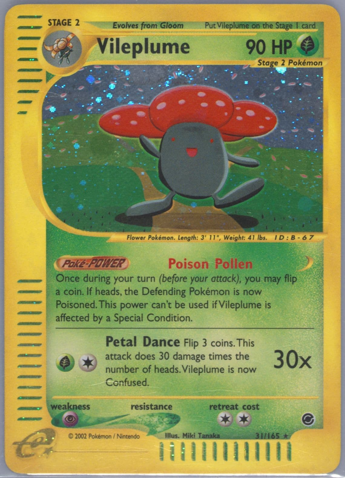 Vileplume-Holo (31) 2002 Pokemon Expedition