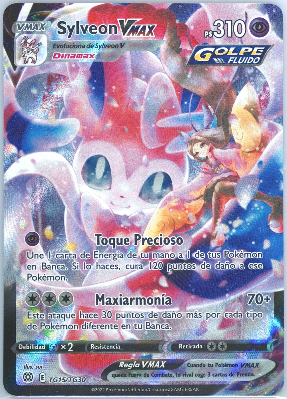 Full Art/Sylveon Vmax Spanish (TG15) 2022 Pokemon Sword & Shield Brilliant Stars