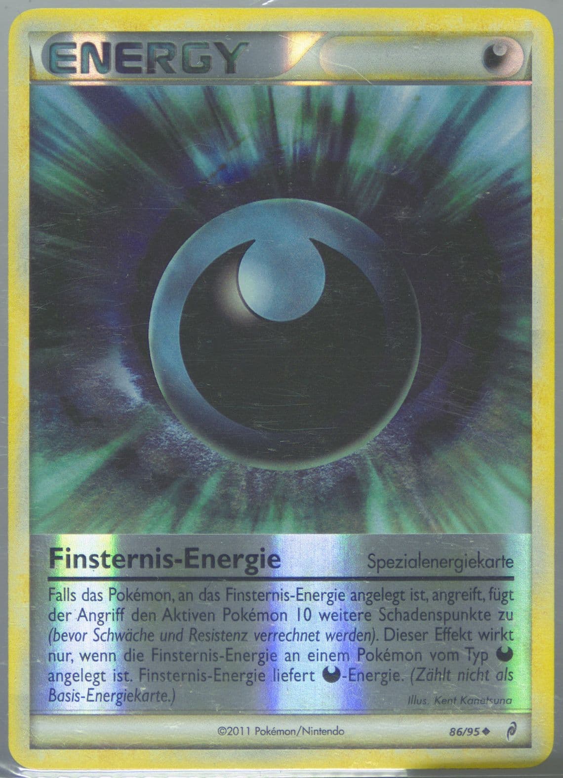 Finsternis-Energie-Reverse Foil German (86) 2011 Pokemon Call of Legends