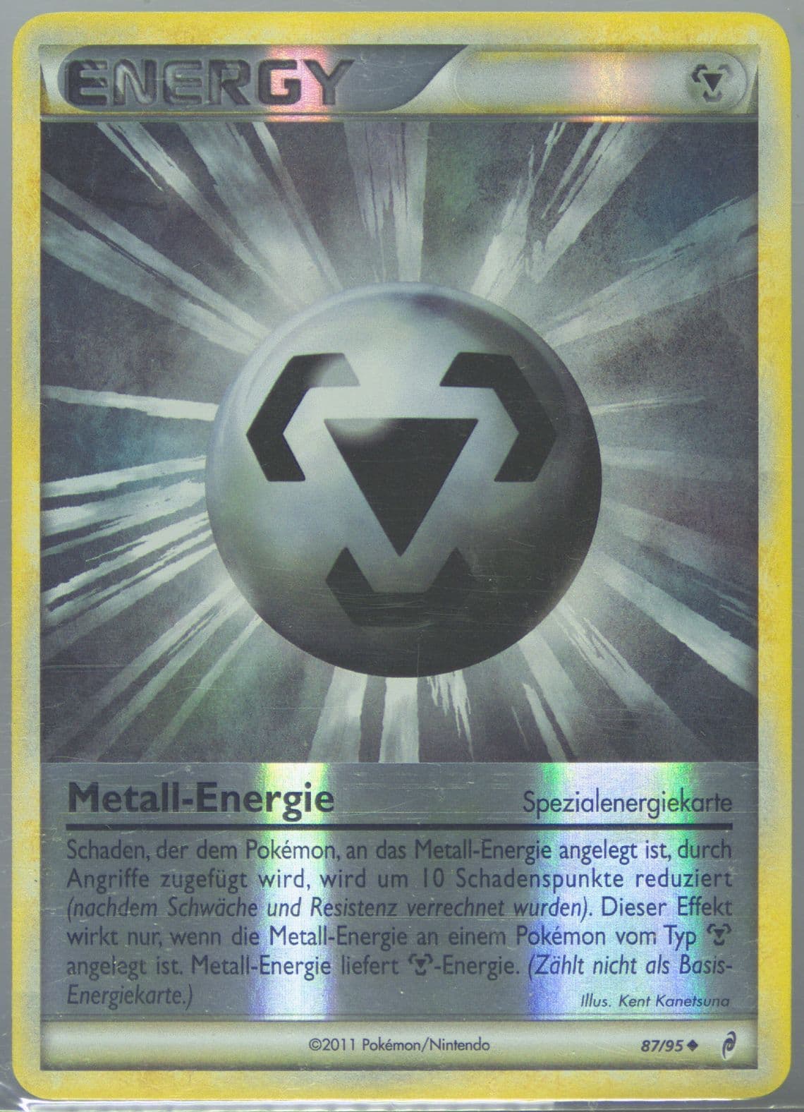 Metall-Energie-Reverse Foil German (87) 2011 Pokemon Call of Legends