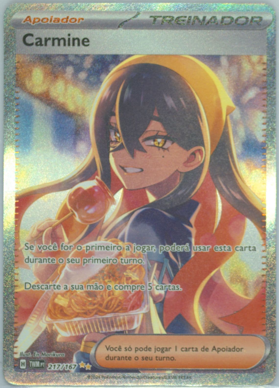 Carmine Special Illustration Rare (217) 2024 Pokemon Portuguese Twm PT-Twilight Masquerade