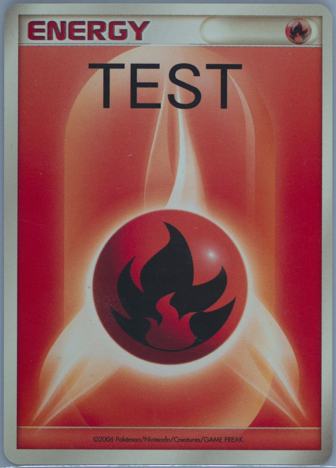 Fire Energy 2007-2008 Pokemon Japanese Dppt Test Proof