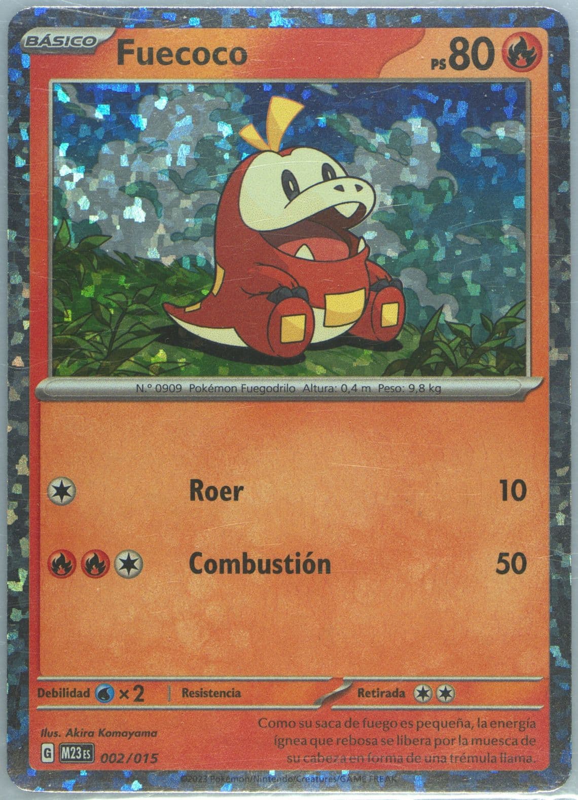 Fuecoco (002) 2023 Pokemon M23 ES-Mcdonald's Collection