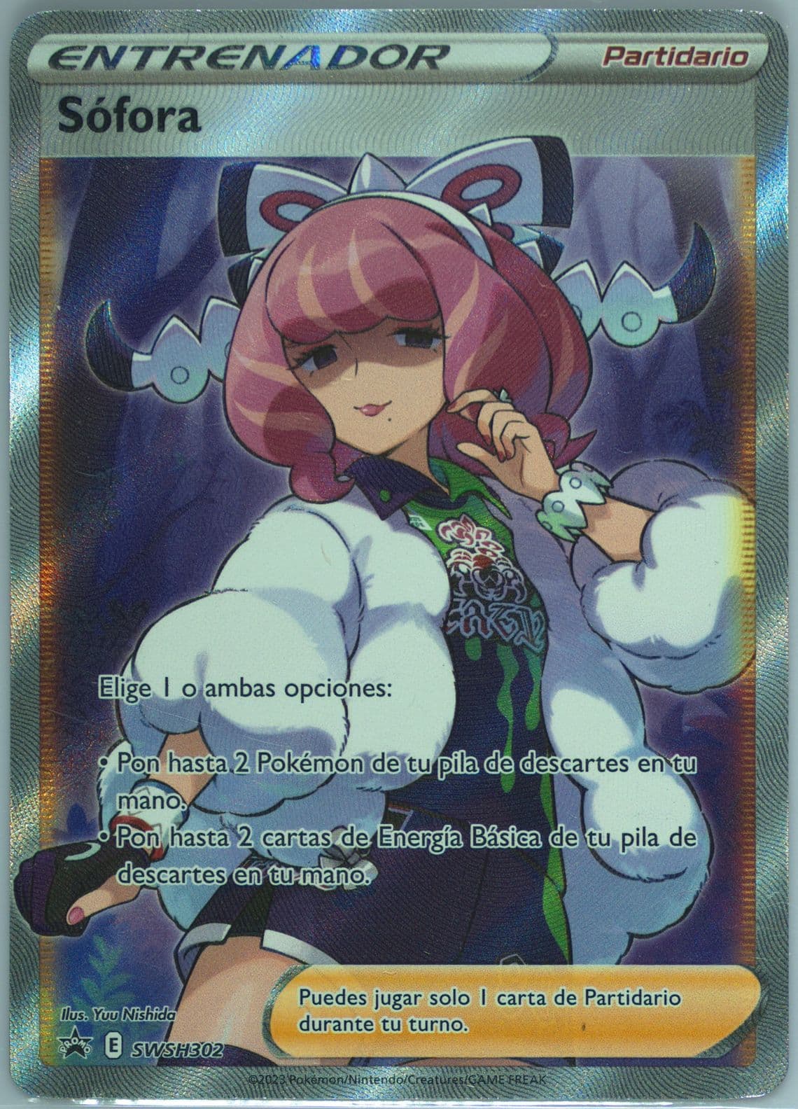 Full Art/Sofora Klara Premium Tournament Collection-Spanish (302) 2023 Pokemon Swsh Black Star Promo