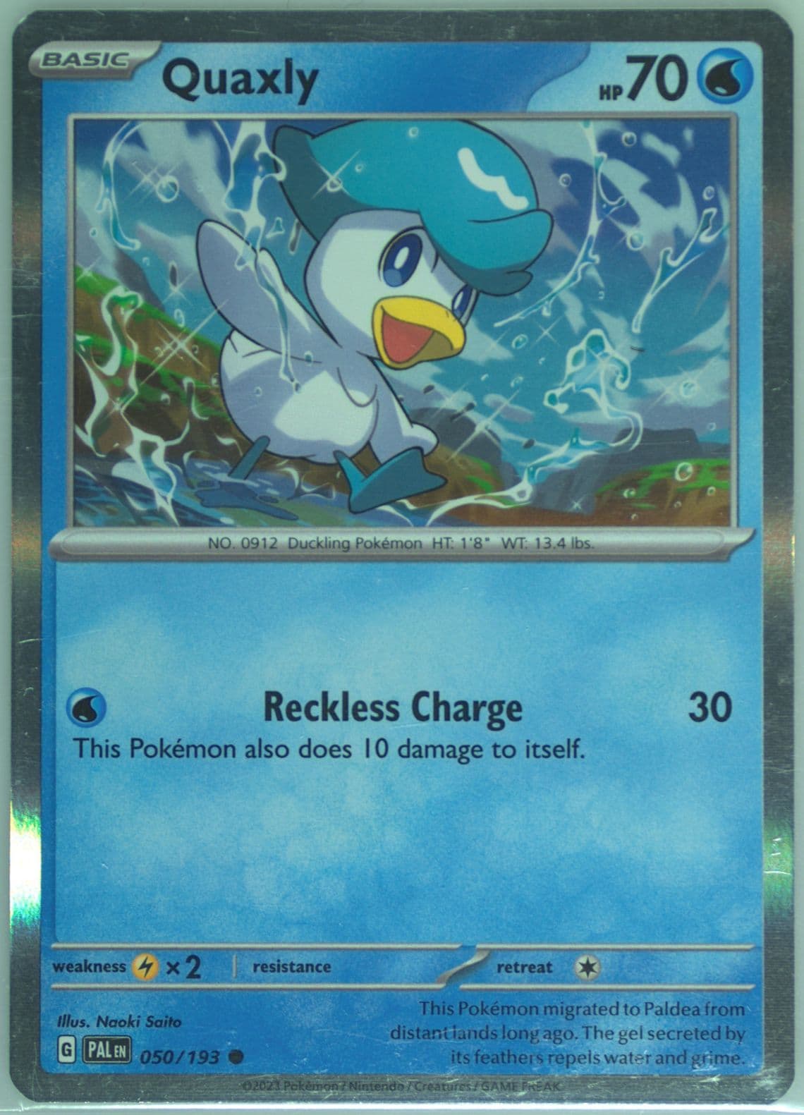 Quaxly Summer 2023 Collector Chest (050) 2023 Pokemon Pal EN-Paldea Evolved