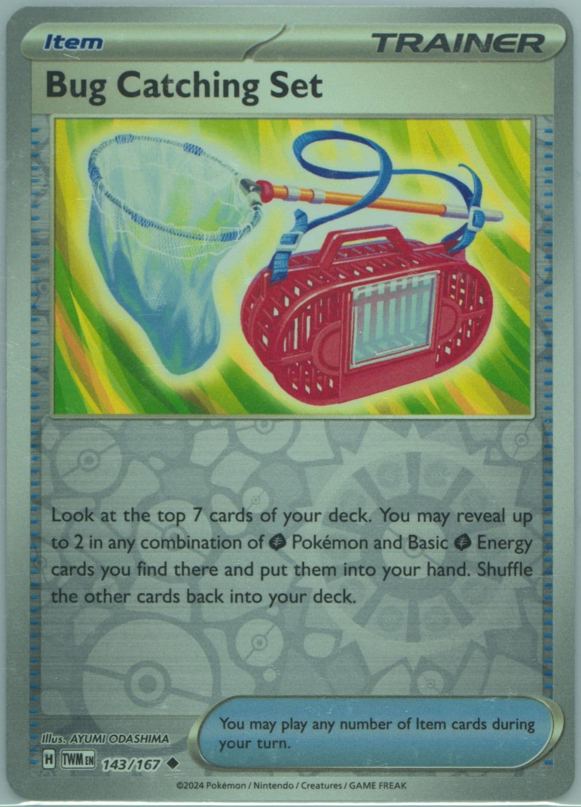 Bug Catching Set Reverse Holo (143) 2024 Pokemon Twm EN-Twilight Masquerade