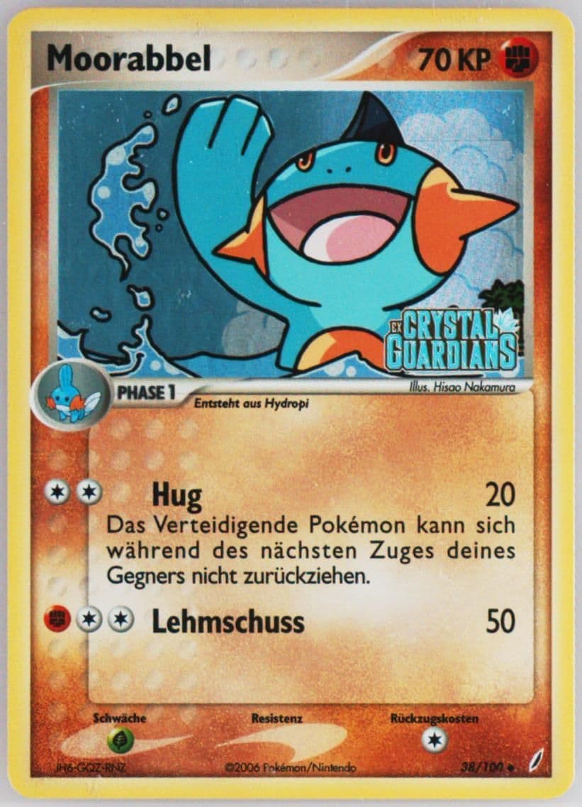 Moorabbel-Reverse Foil German (38) 2006 Pokemon EX Crystal Guardians