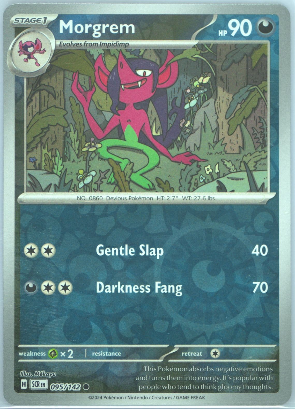 Morgrem Reverse Holo (095) 2024 Pokemon Scr EN-Stellar Crown