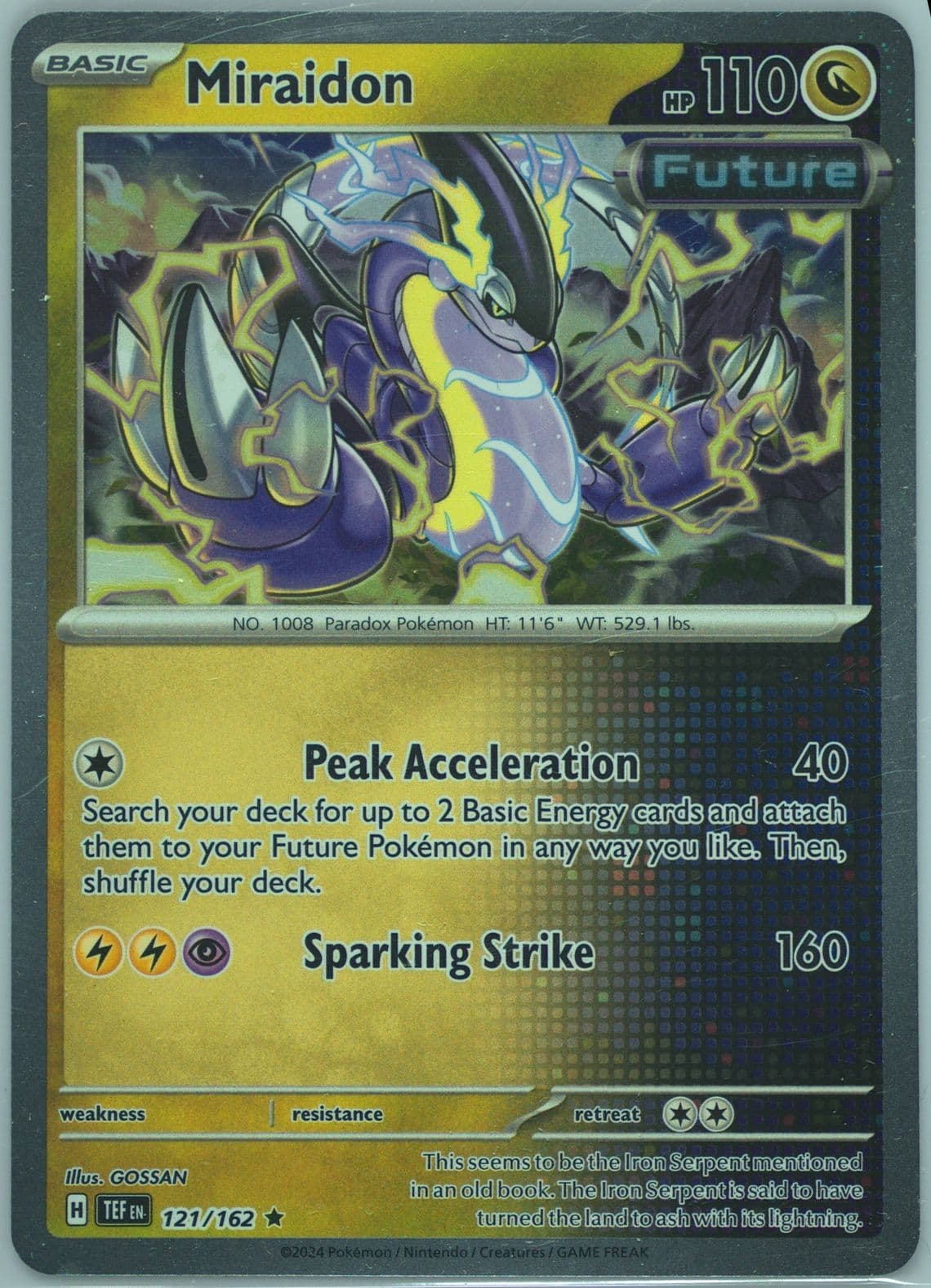 Miraidon Stellar Crown Premium Checklane Blister (121) 2024 Pokemon Tef EN-Temporal Forces