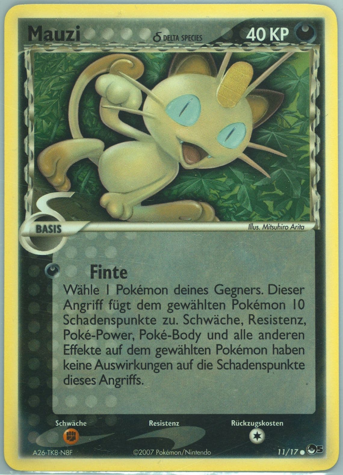 Mauzi German (11) 2007 Pokemon Pop Series 5