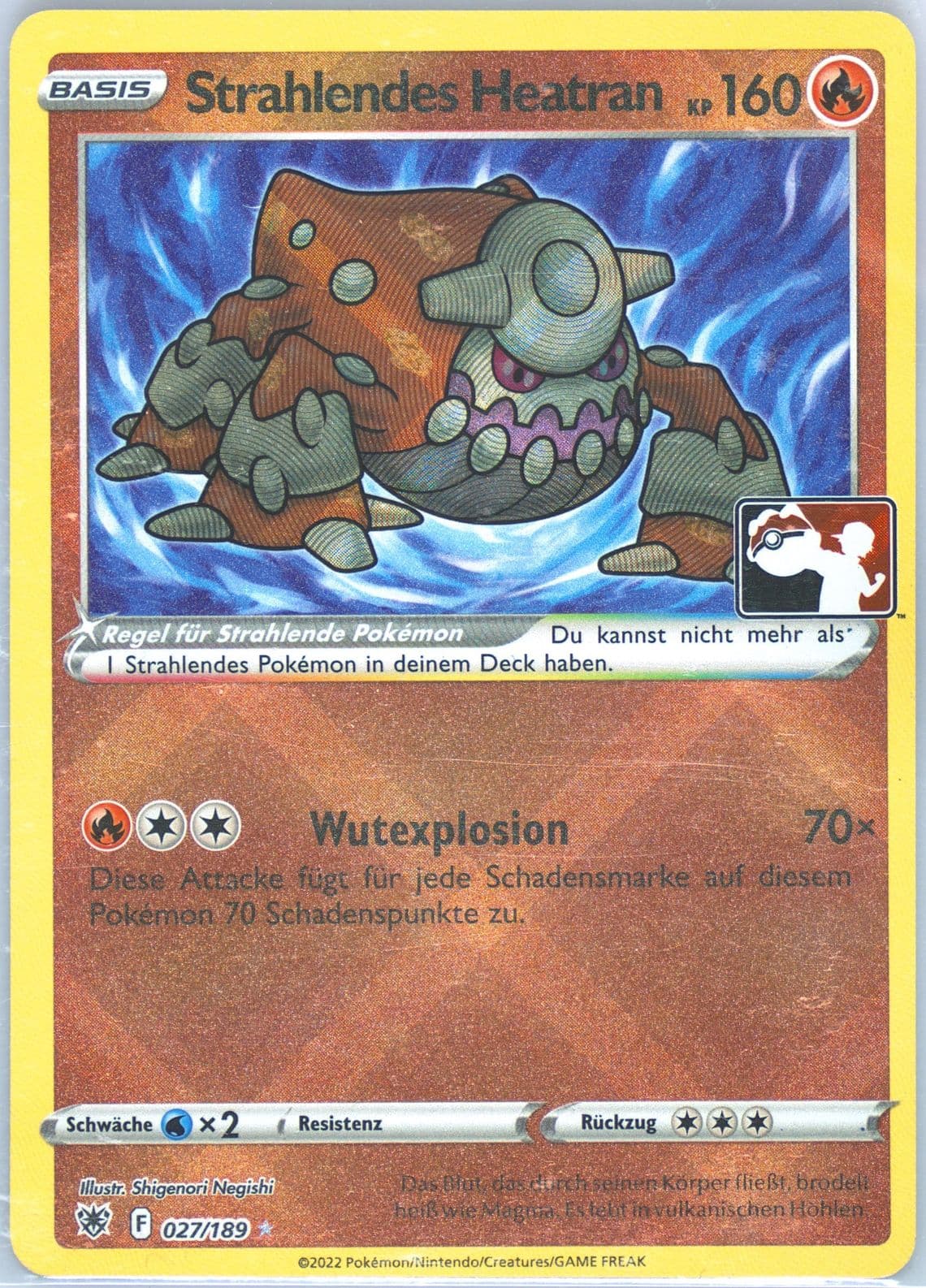 Radiant Heatran German (027) 2023 Pokemon Play! Pokemon Prize Pack: Series 3