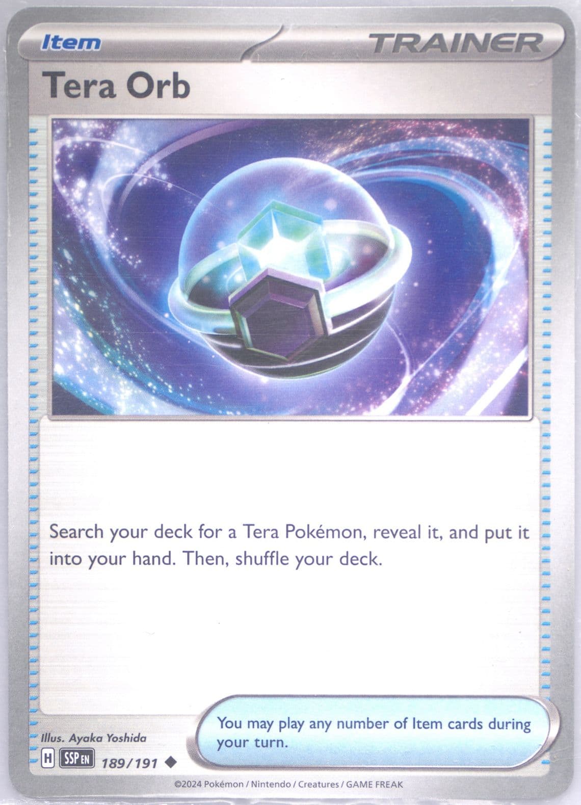 Tera Orb (189) 2024 Pokemon Ssp EN-Surging Sparks