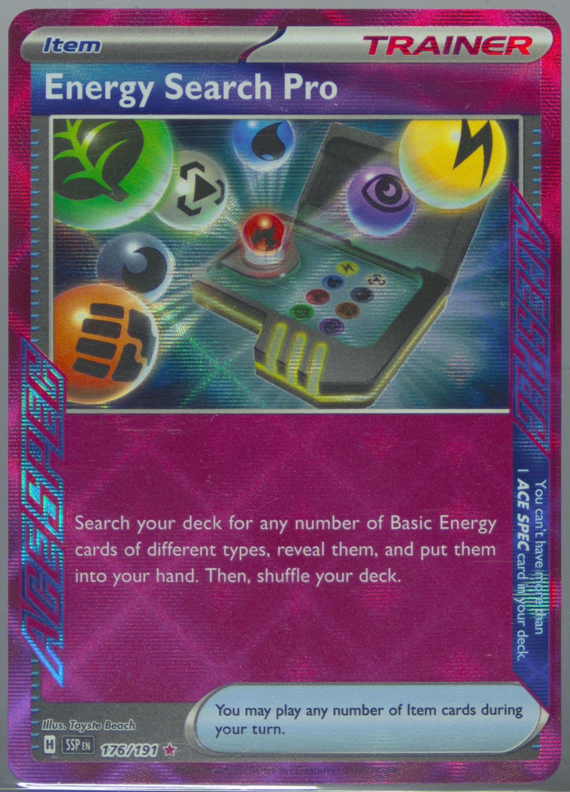 Energy Search Pro (176) 2024 Pokemon Ssp EN-Surging Sparks