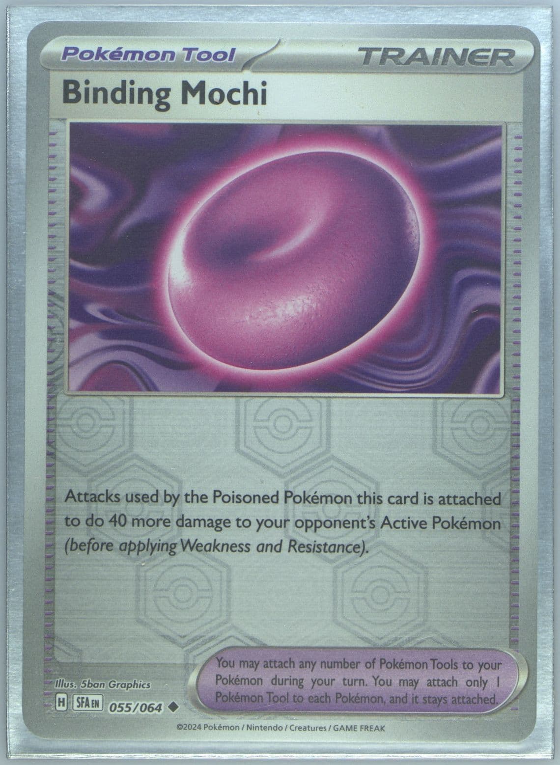 Binding Mochi Reverse Holo (055) 2024 Pokemon Sfa EN-Shrouded Fable