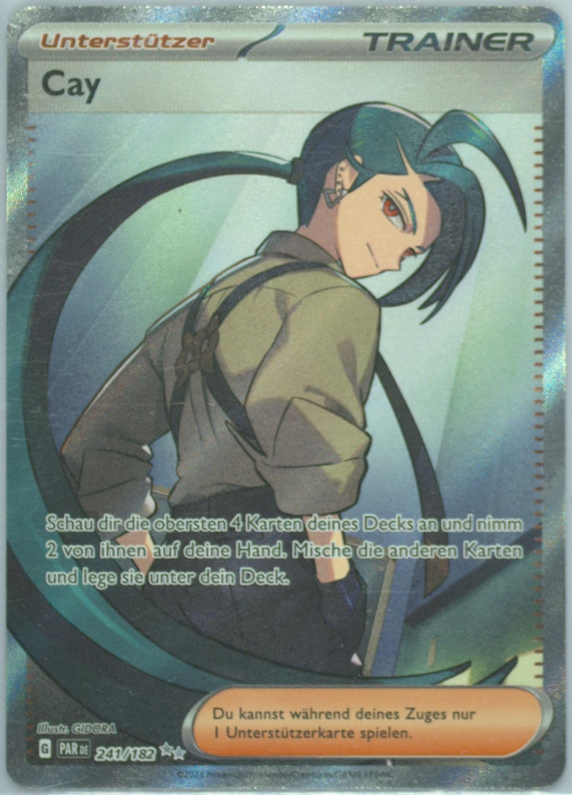 Rika Ultra Rare (241) 2023 Pokemon German Par de-Paradox Rift