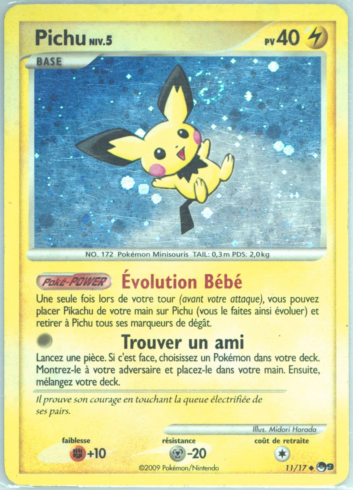 Pichu French (11) 2009 Pokemon Pop Series 9