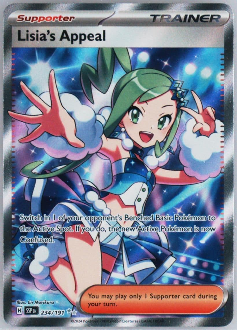 Lisia's Appeal Ultra Rare (234) 2024 Pokemon German Ssp de-Surging Sparks