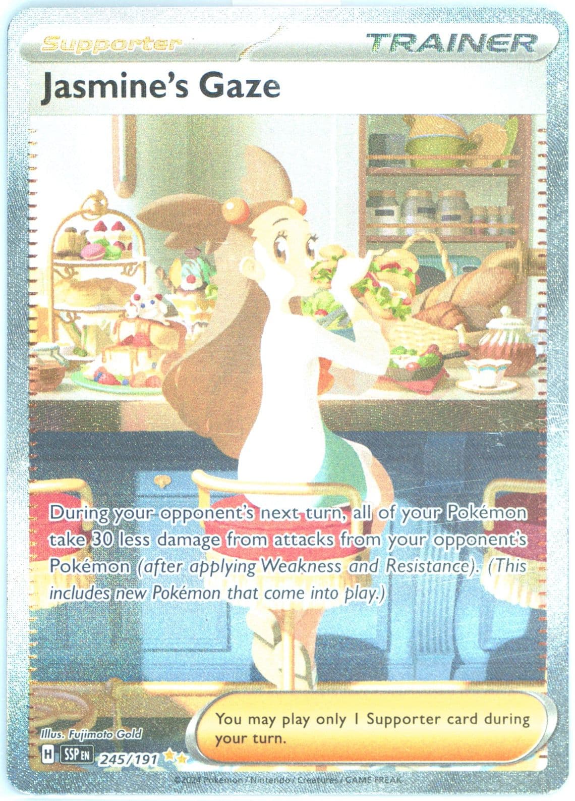 Jasmine's Gaze Special Illustration Rare (245) 2024 Pokemon Spanish Ssp ES-Surging Sparks