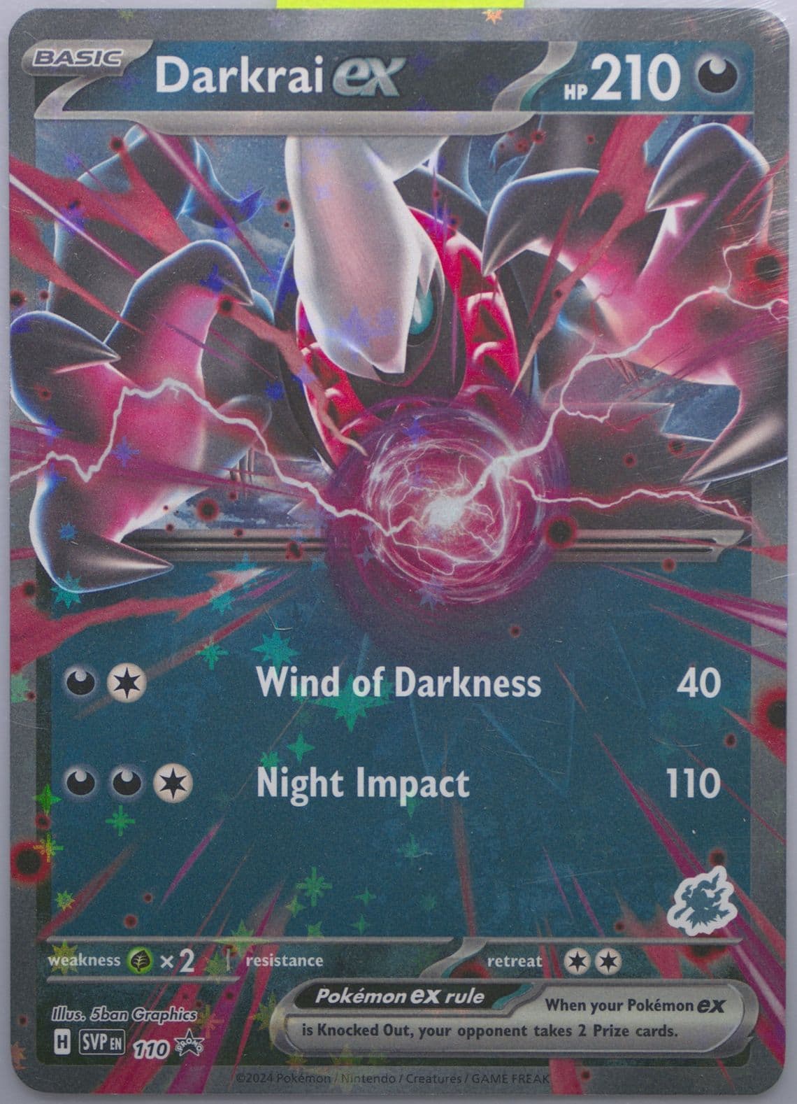Darkrai EX Battle Academy 2024 (110) 2024 Pokemon Svp EN-SV Black Star Promo