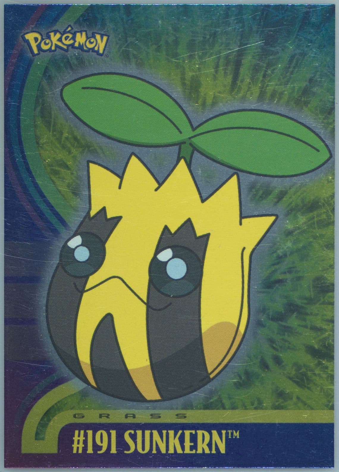 Sunkern Foil (191) 2001 Topps Pokemon Johto Series 1