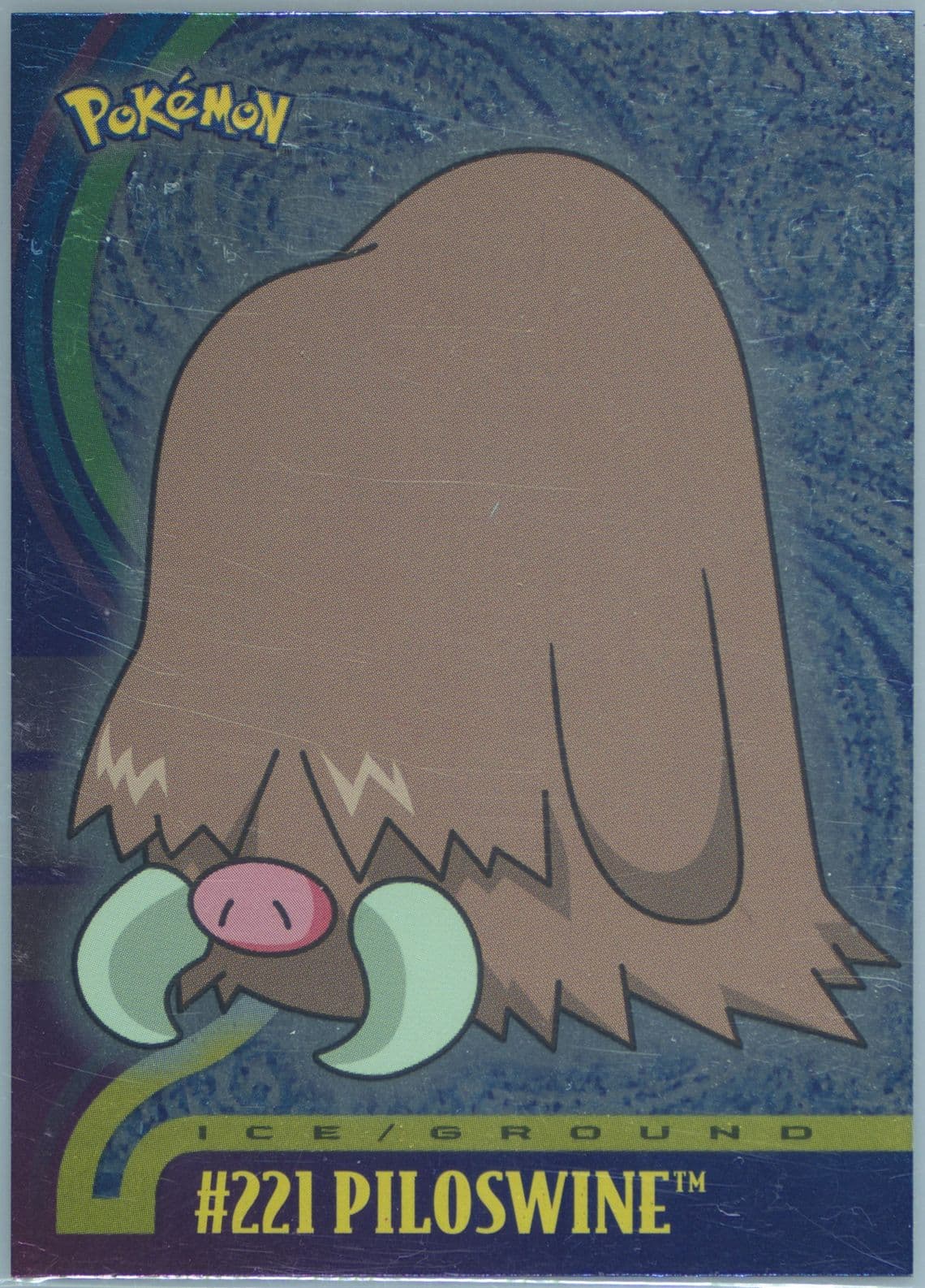 Piloswine Foil (221) 2001 Topps Pokemon Johto Series 1