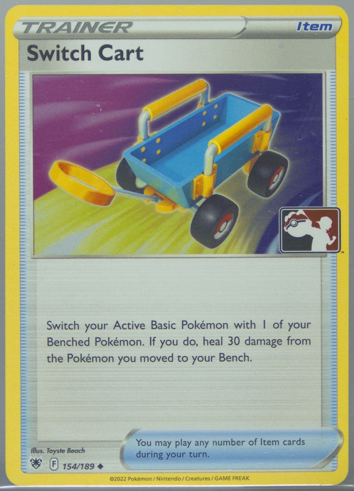Switch Cart (154) 2023 Pokemon Play! Pokemon Prize Pack: Series 3