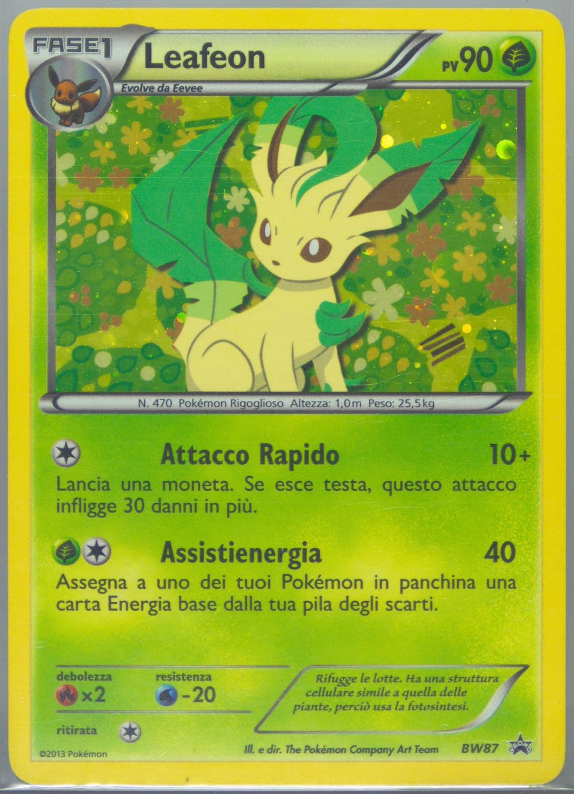 Leafeon-Holo Sylveon Collection-Italian (BW87) 2013 Pokemon Black & White Promo