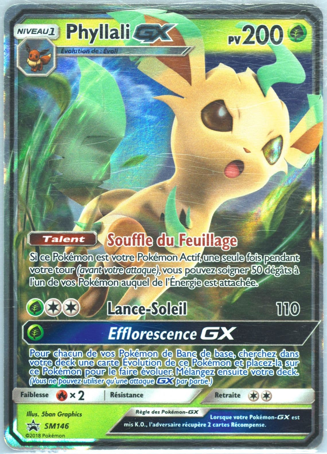 Phyllali GX Evolution Celebration Tin-French (SM146) 2018 Pokemon SM Black Star Promo