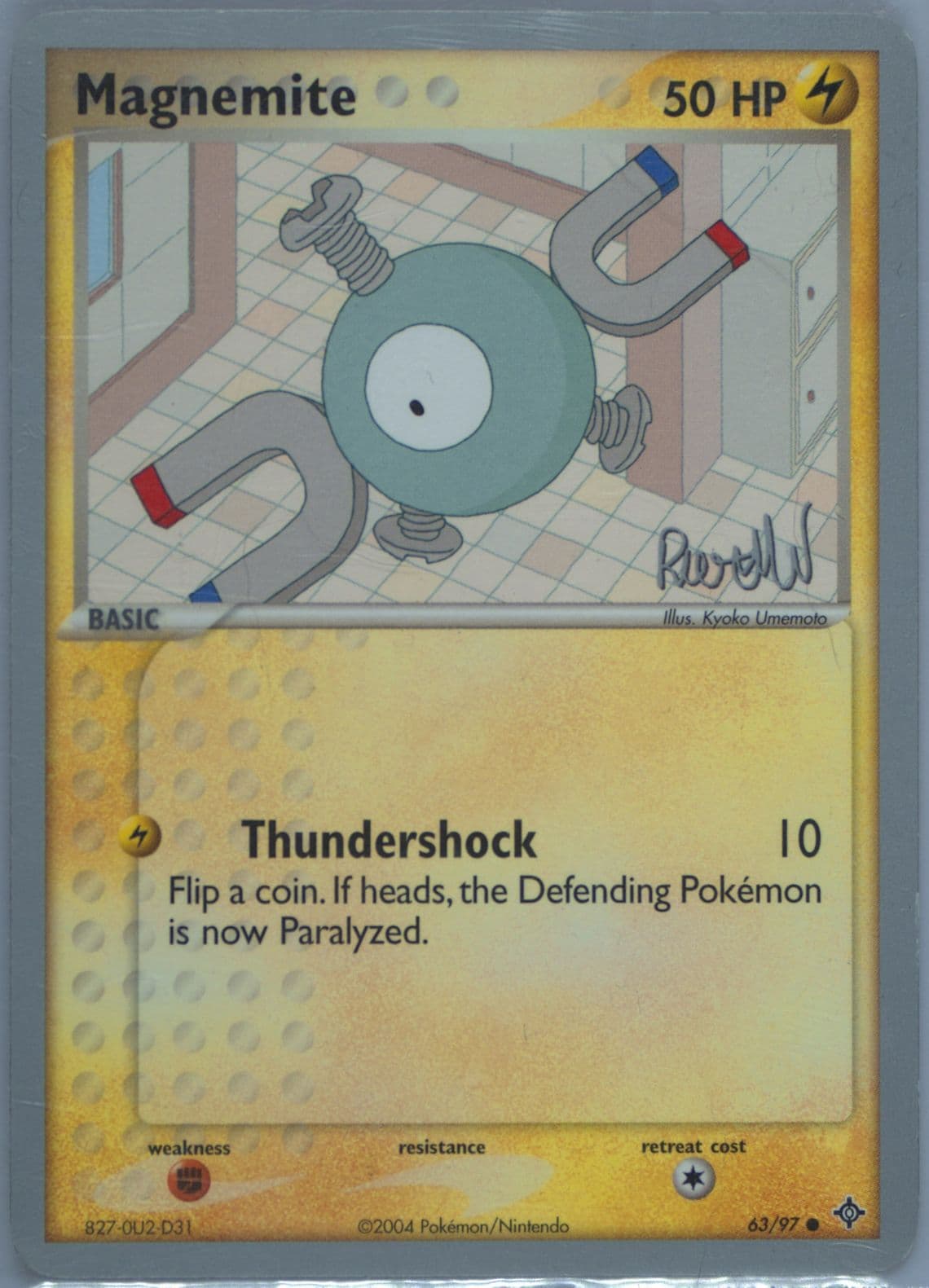 Magnemite Rocky Beach (63) 2004 Pokemon World Championships Promo