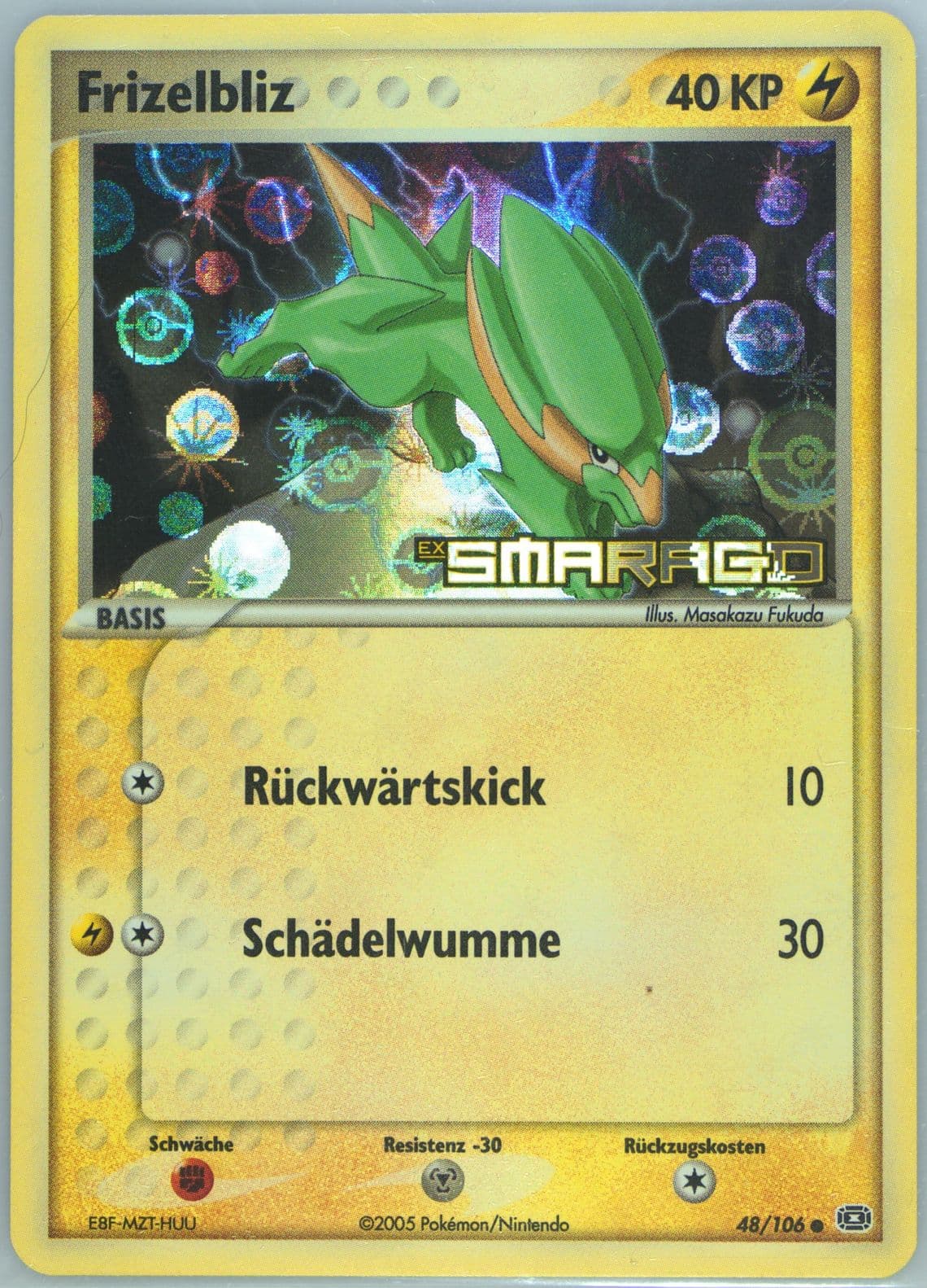 Frizelbliz-Reverse Foil German (48) 2005 Pokemon EX Emerald