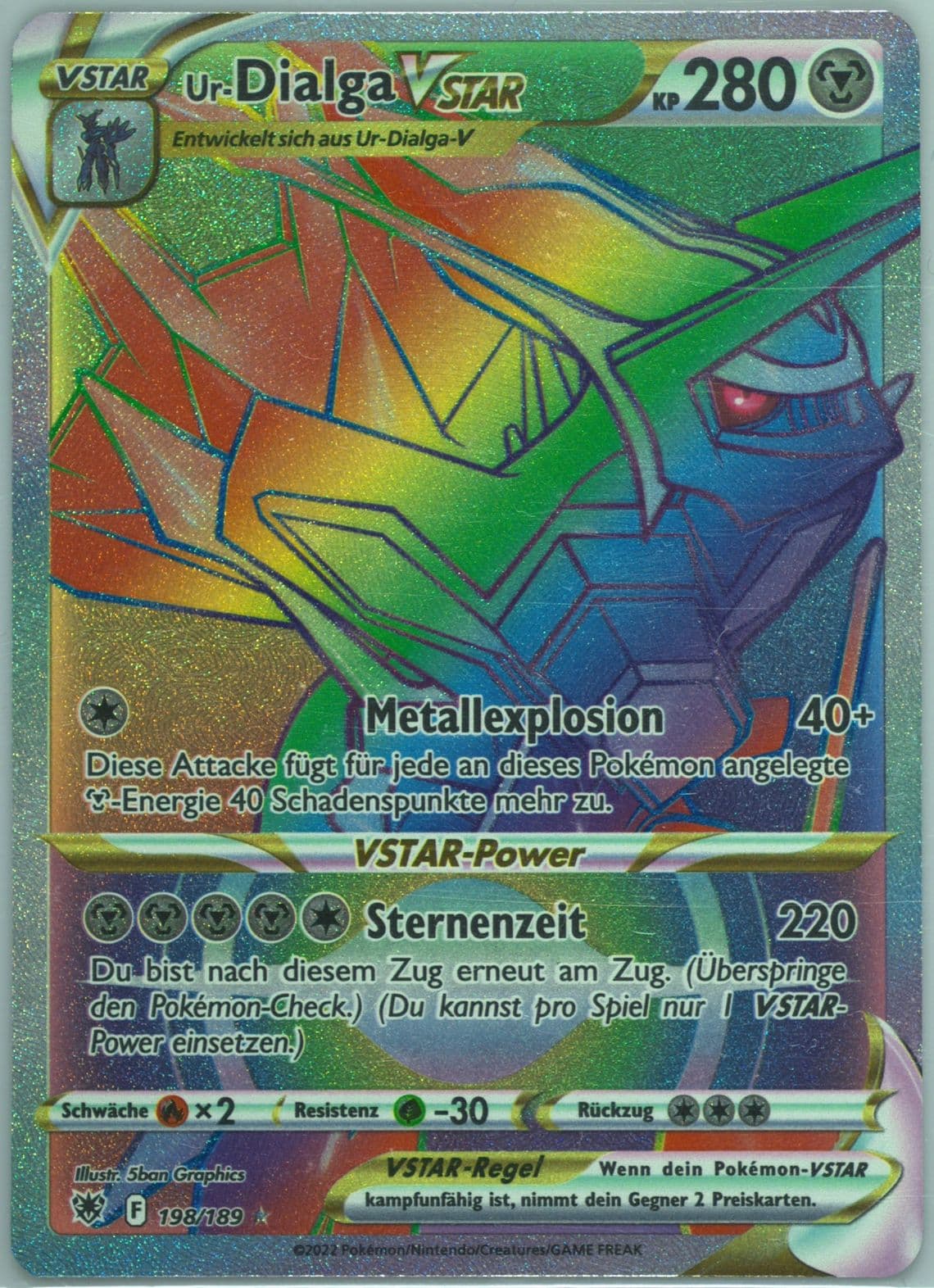 Full Art/UR-Dialga Vstar German-Secret (198) 2022 Pokemon Sword & Shield Astral Radiance