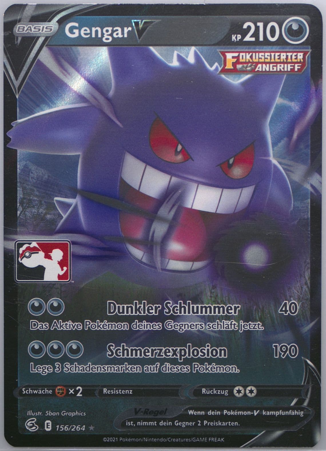 Gengar V German (156) 2023 Pokemon Play! Pokemon Prize Pack: Series 2