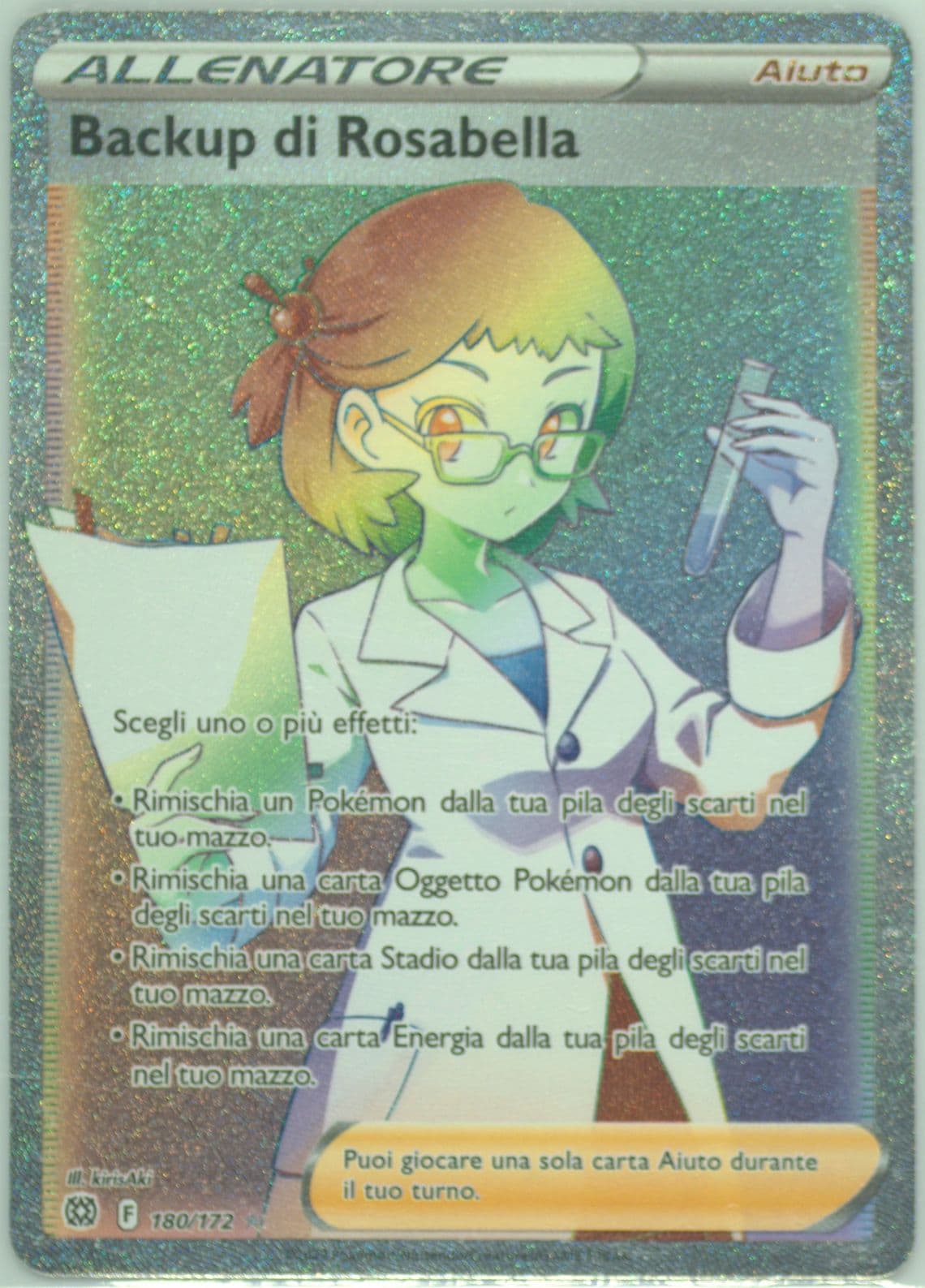 Full Art/Backup DI Rosabella Italian-Secret (180) 2022 Pokemon Sword & Shield Brilliant Stars