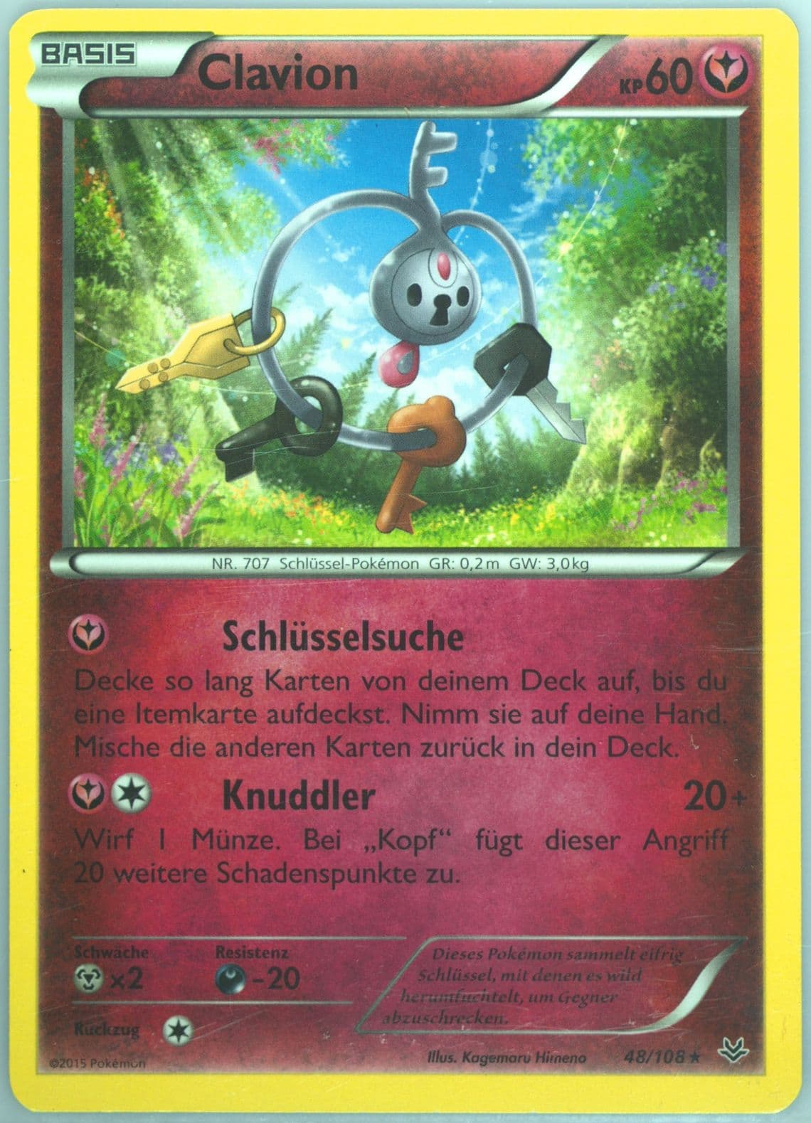 Clavion German (48) 2015 Pokemon XY Roaring Skies